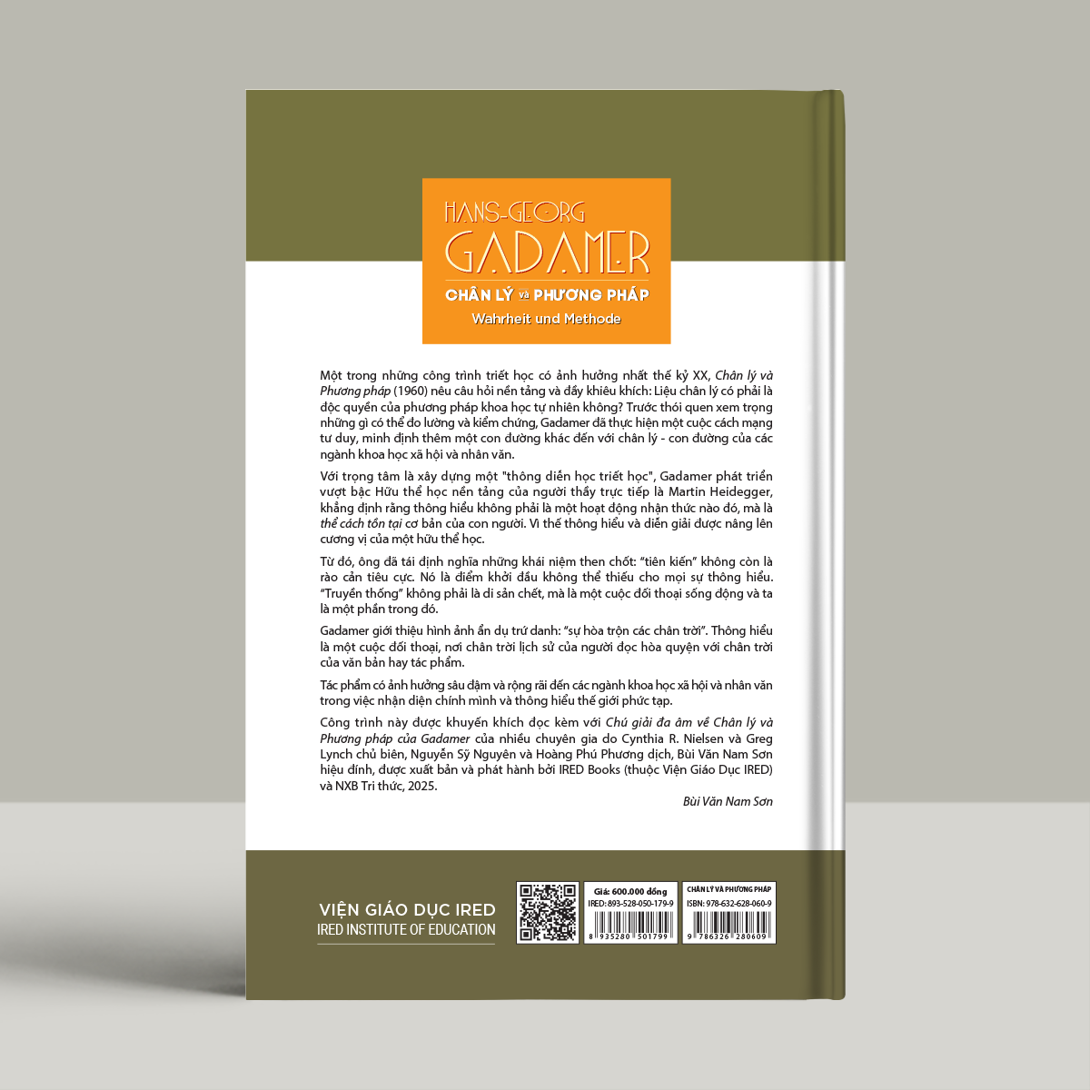 Sách - Chân lý và Phương pháp - Hans-Georg Gadamer - IRED Books