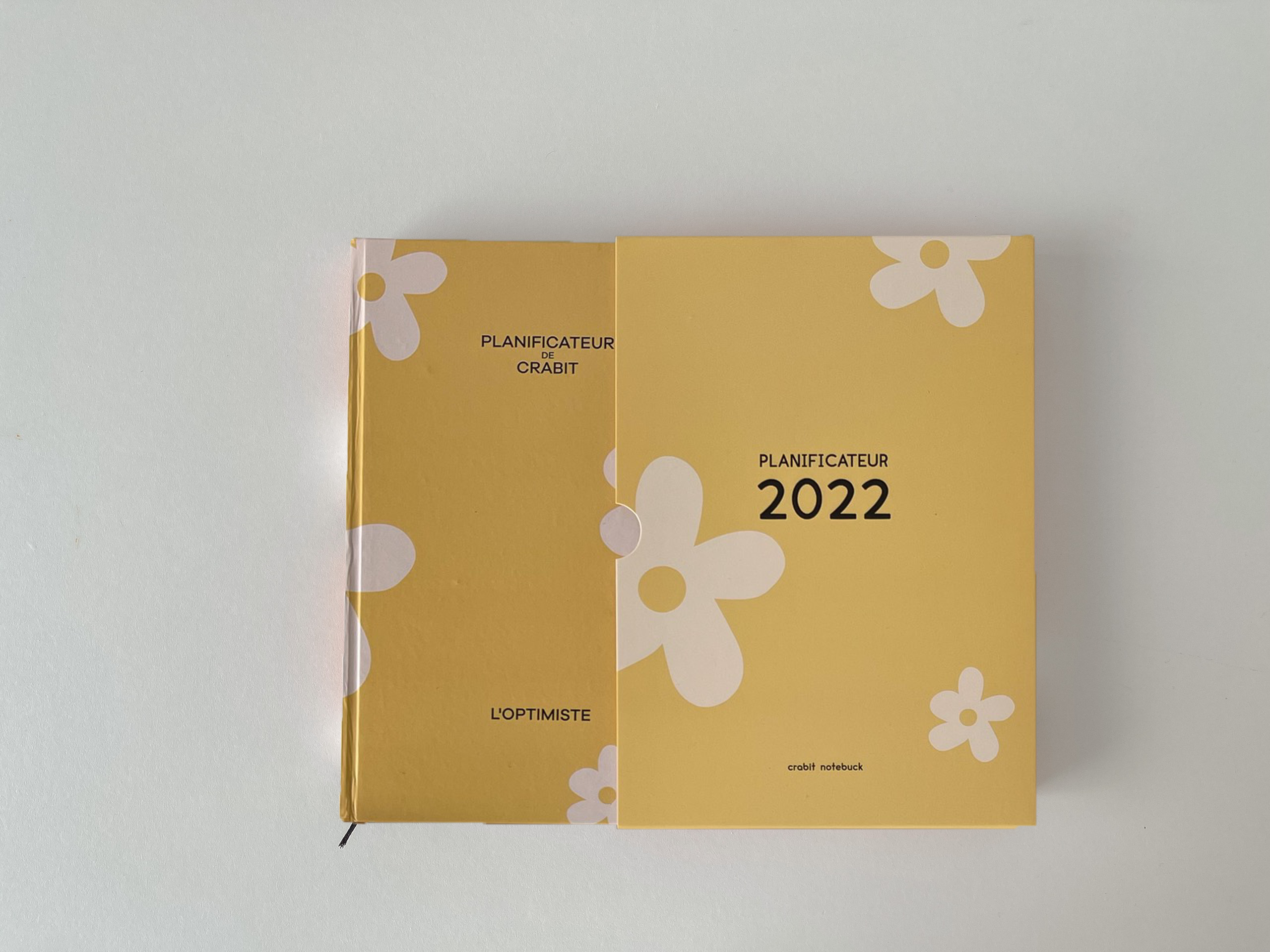 Sổ lịch Crabit Planner 2022 - Sổ tay kế hoạch 12 tháng in màu hoạ tiết - Size A5
