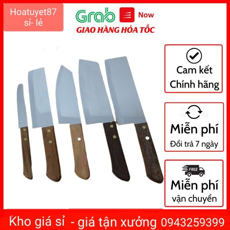 Dao Thái Lan Eagle gọt củ quả, dao chặt xương thép không gỉ cán gỗ