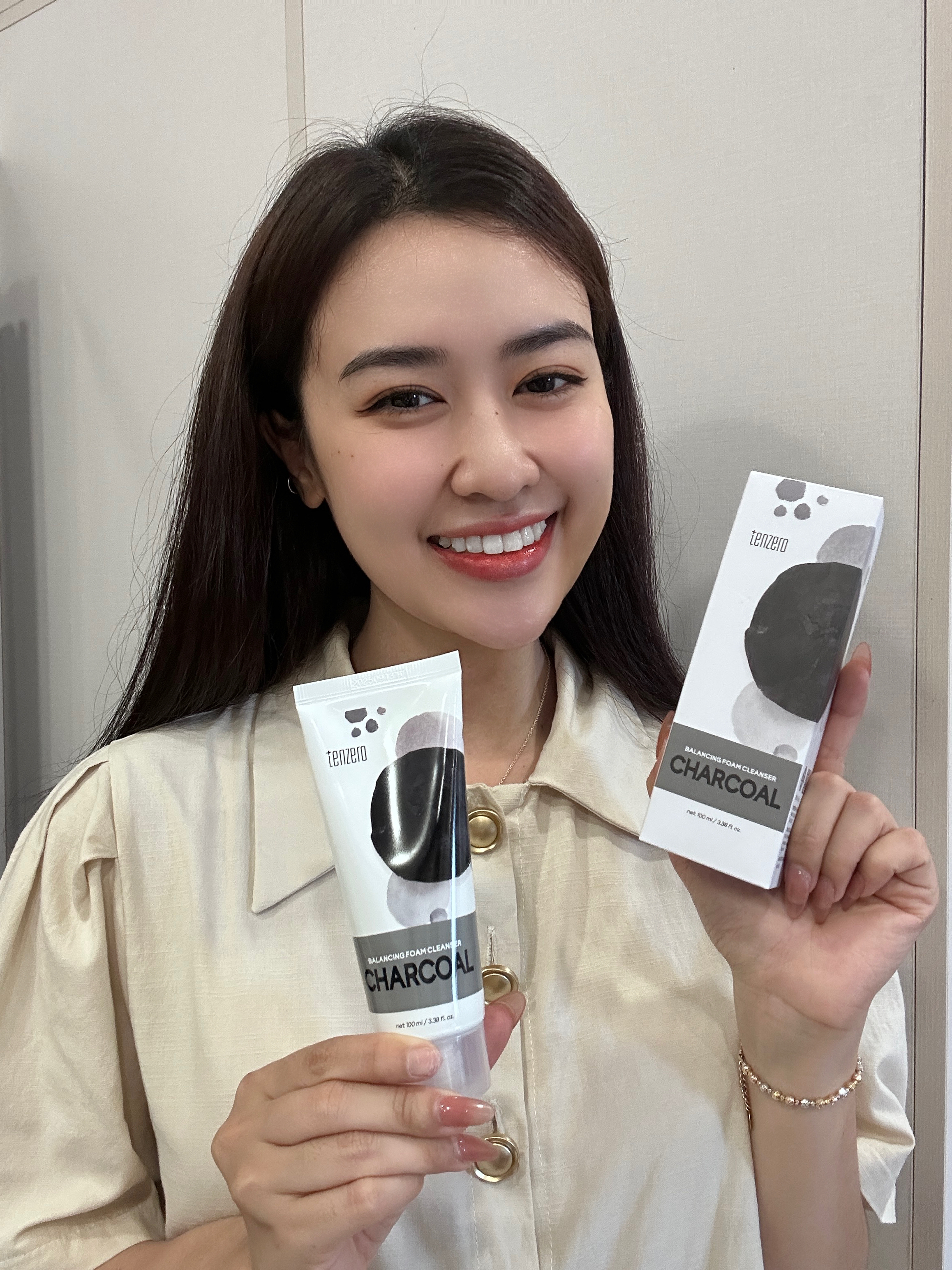 Sữa rửa mặt chiết xuất thiên nhiên Hàn Quốc Tenzero Balancing Foam Cleanser 100ml
