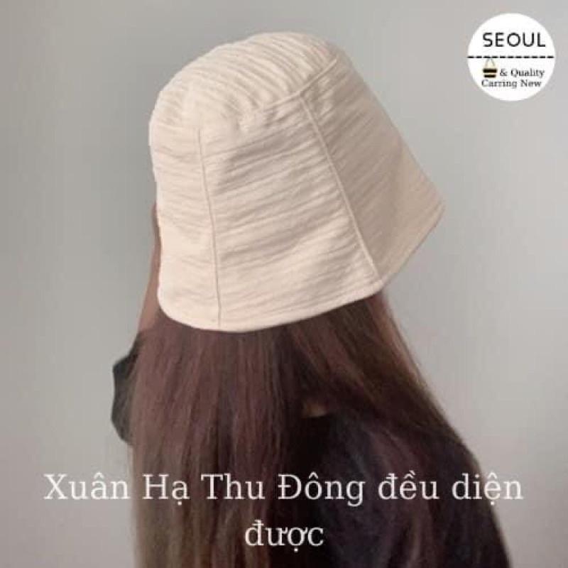 Nón bucket vải mềm