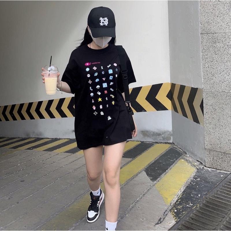 Áo thun Tee internetlove pixel nam nữ full tag chất cotton Hany shop