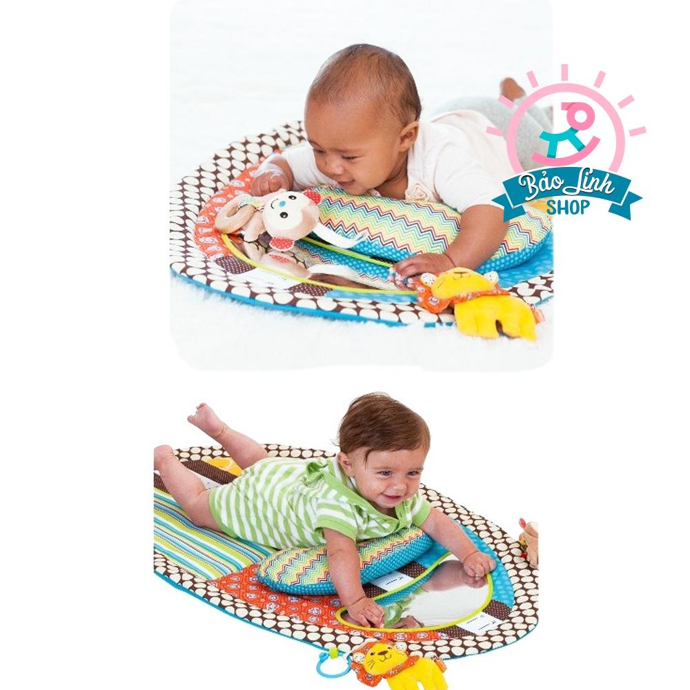 Đồ chơi cho trẻ sơ sinh - Thảm chơi tập nằm sấp - Tummy Time giúp bé cứng cổ, phát triển cơ tay, nhanh biết trườn bò