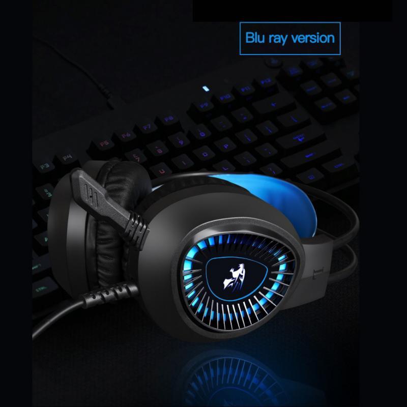 Nghề Nghiệp Chơi Game Với Bass Sâu Trò Chơi Tai Nghe Có Micro Cho Máy Tính Game Thủ 7.1 Cổng USB Tai Nghe