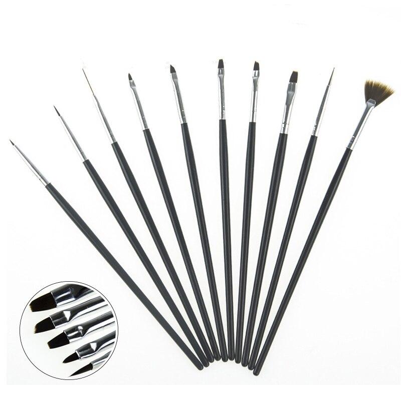 Set 10 Cọ Vẽ Trang Trí Móng Tay Chuyên Dụng