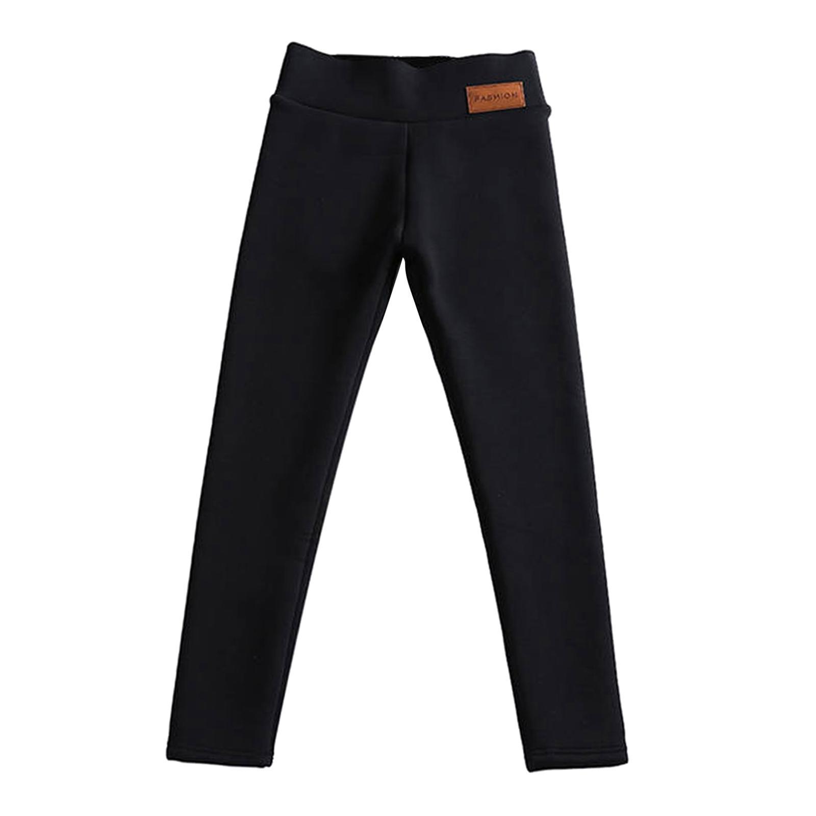 Women Winter Leggings Thick Tights Workout Comfortable Fleece Lined Elastic Trousers Thermal Pants Warm Yoga Pants for Cold Weather