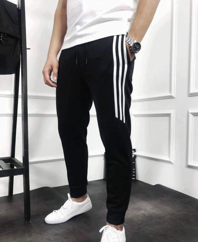 Quần thể thao nam Jogger Three Stripes 3 Sọc Thun Cao Cấp