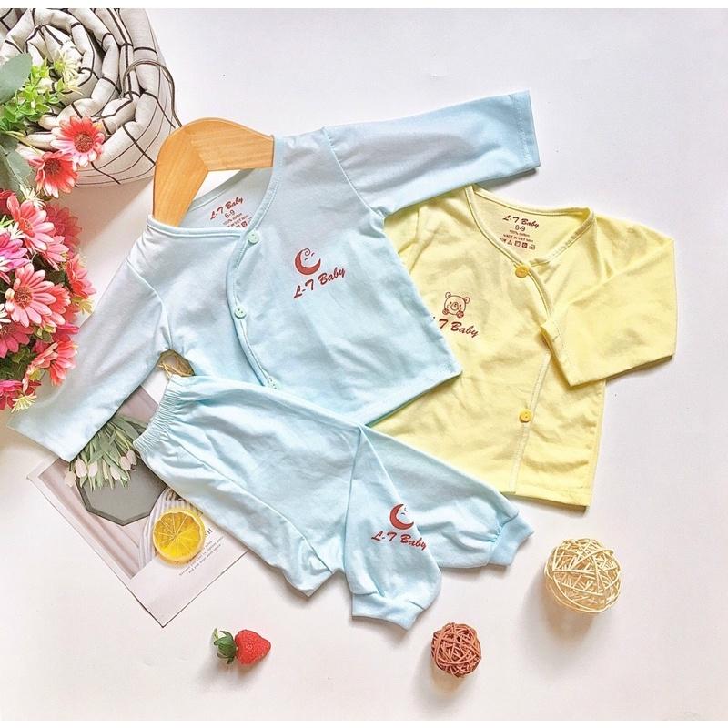 (MS40)Bộ khuy lệch dài tay chất cotton đẹp cho bé trai/gái