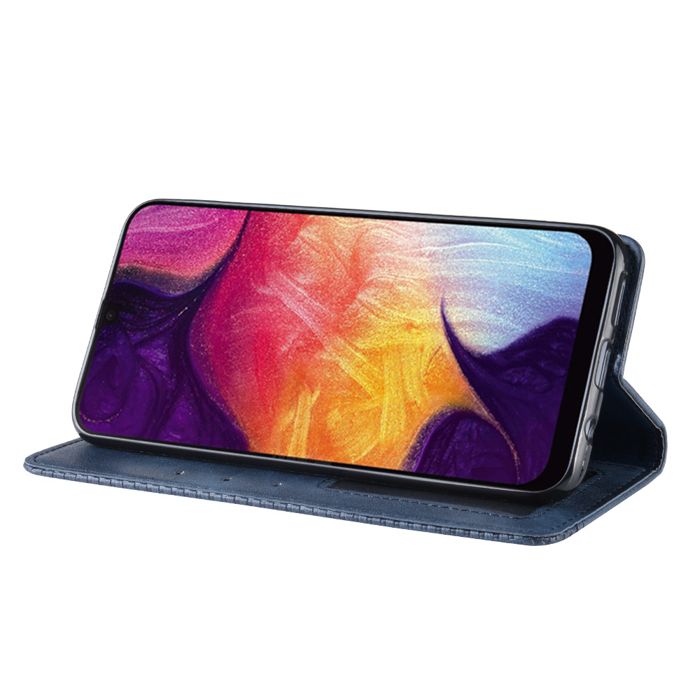Bao da dạng ví, nam châm dành cho Samsung Galaxy A50, A50s, A30s Luxury Leather Case - Hàng nhập khẩu