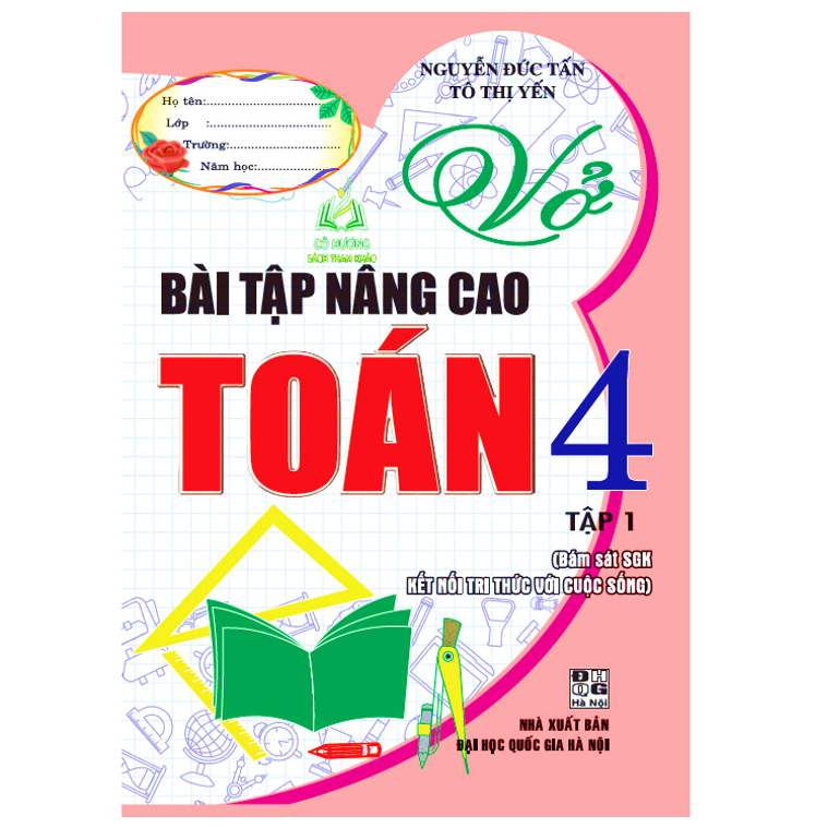 Sách - Combo Vở Bài Tập Nâng Cao Toán Lớp 4 (Bám Sát SGK Kết Nối Tri Thức Với Cuộc Sống - Bộ 2 Cuốn)