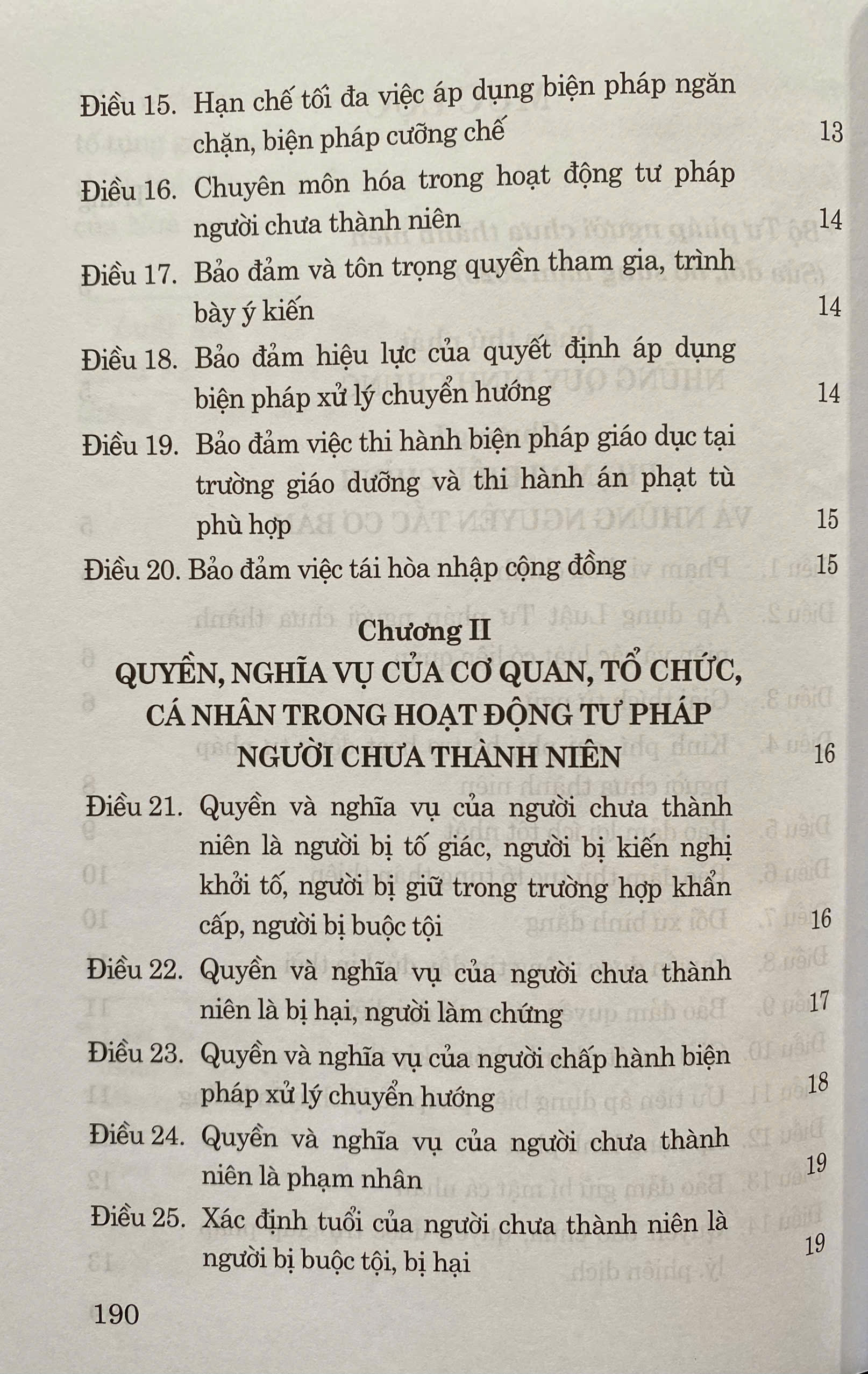 Luật Tư Pháp Người Chưa Thành Niên ( Sửa Đổi, Bổ Sung Năm 2025)