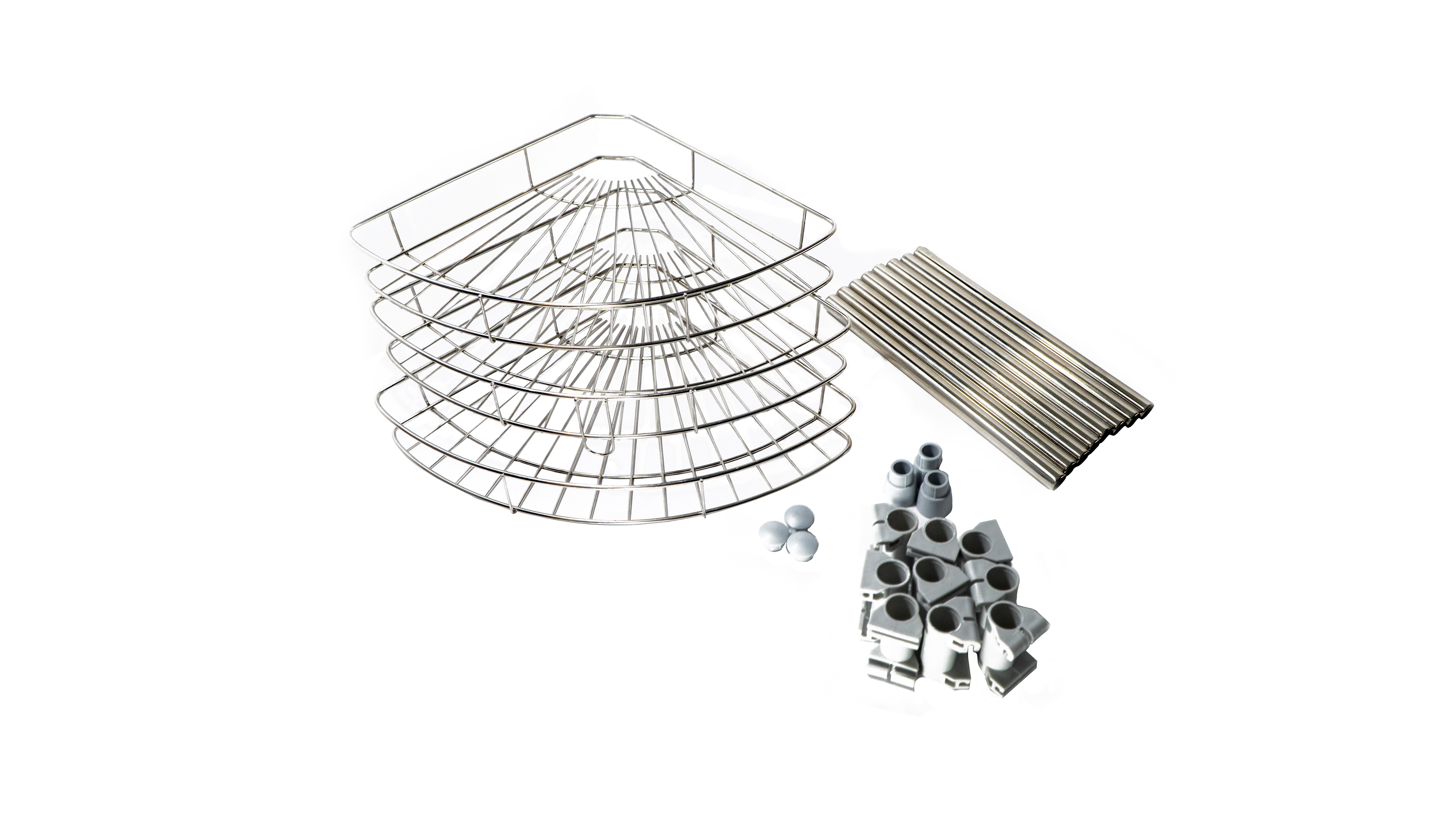 Kệ Góc tam giác Inox 2 Tầng