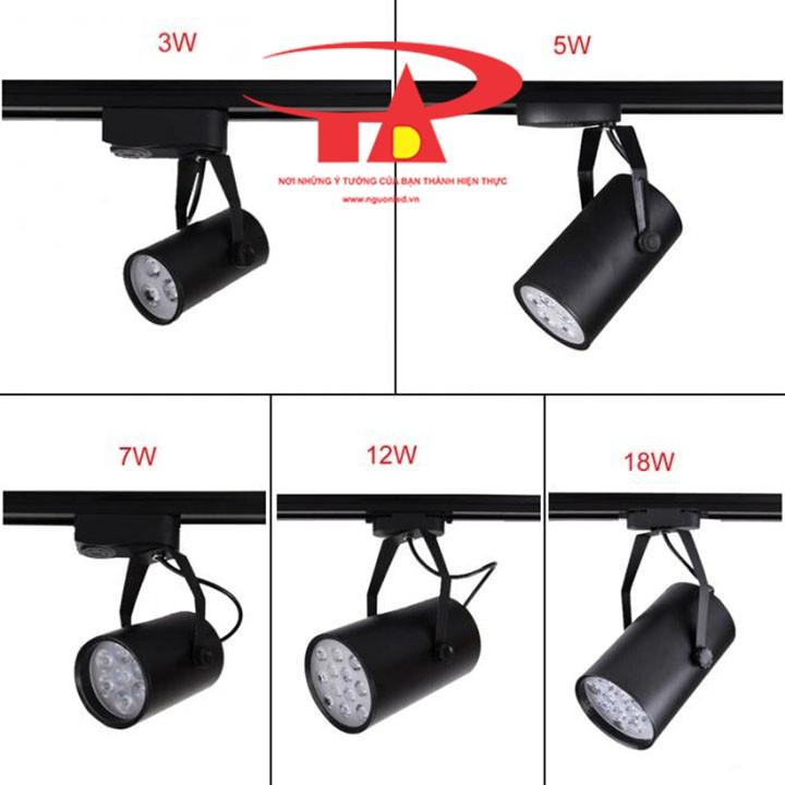 Đèn led thanh ray - Đèn led rọi ray 3w,5w,7w,12w