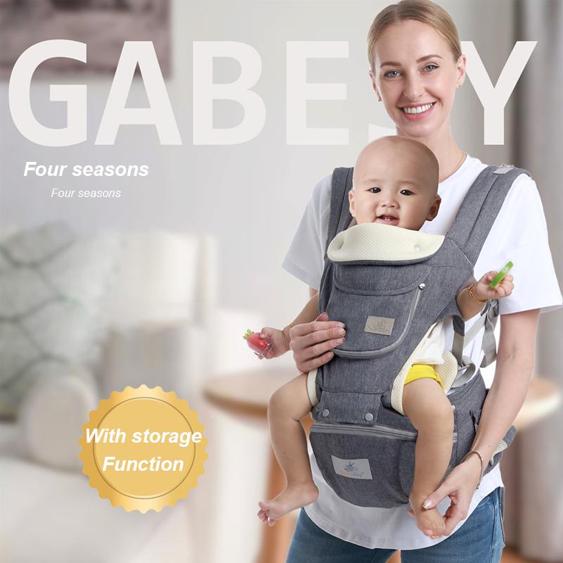 Gabesy Công Thái Học Cho Bé Ba Lô Trẻ Sơ Sinh Hipseat Carrier Mặt Trước Ba Lô Eo Phân Bé Túi Bảo Quản 0-36 tháng