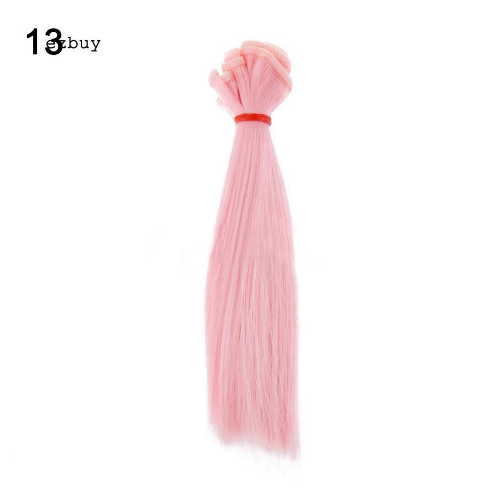 Bộ tóc giả thẳng dài 15cm dùng cho búp bê