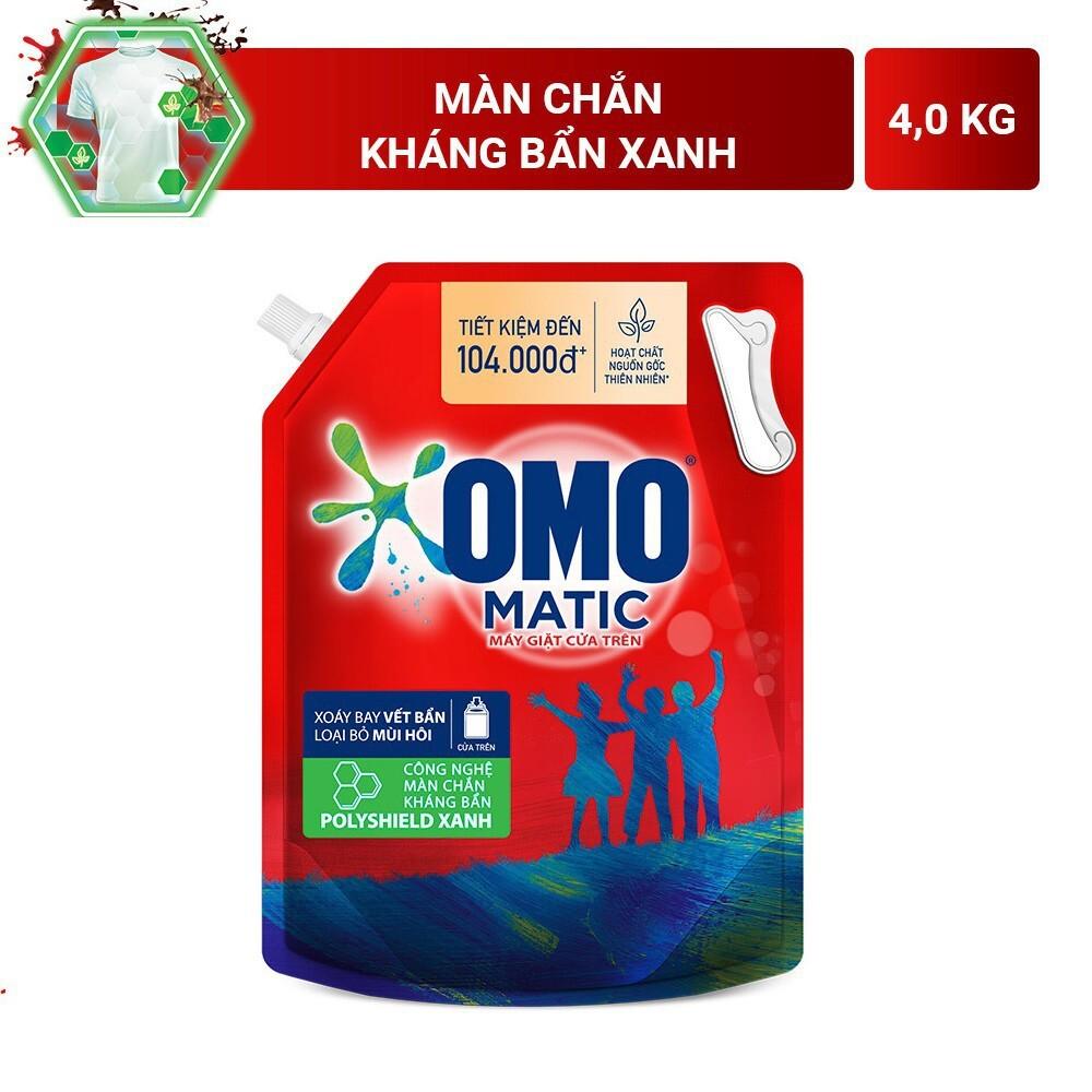 COMBO Giặt xả hoàn hảo OMO Đỏ 4Kg và Comfort Ban mai 3.2L