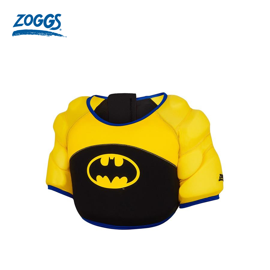 Áo phao bé trai Zoggs Batman Water Wings Vest - Black/Yellow - 802318120