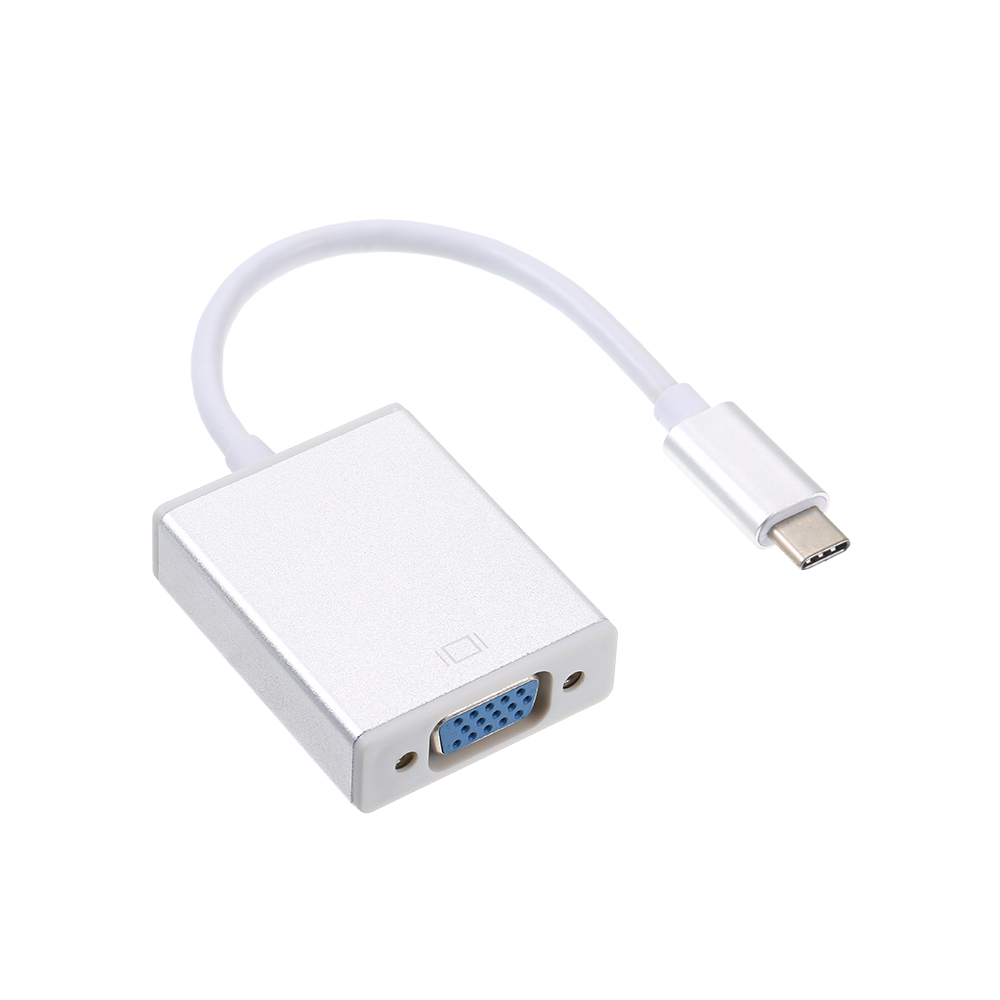 Cáp Chuyển Đổi USB-C Sang VGA Female Cho Samsung Galaxy S9 Macbook