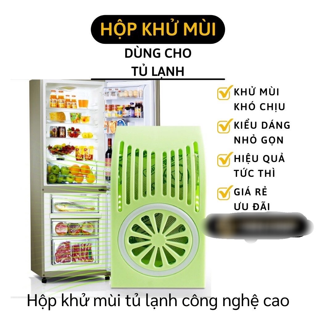 Hộp than hoạt tính khử mùi tủ lạnh công nghệ cao  ,giúp làm sạch không khí và ngăn vi khuẩn phát triển 