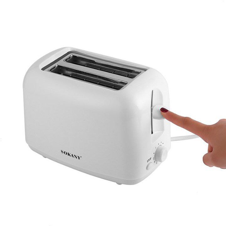 Máy nướng bánh mì sandwich SOKANY 6 nấc nảy tự động làm bữa sáng tiện lợi - HÀNG CHÍNH HÃNG - DELIYA