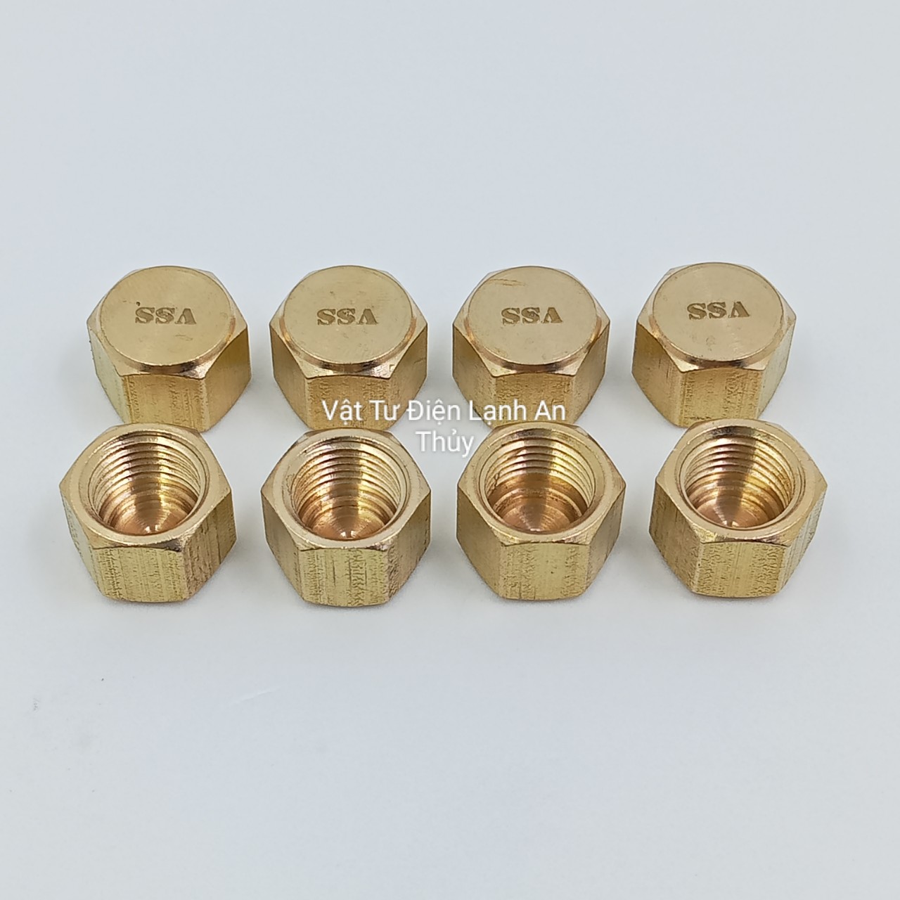 Nắp bích nhỏ zen 8 - ắp bịt ống đồng - Nắp bịt ren trong - Nút bít ren trong