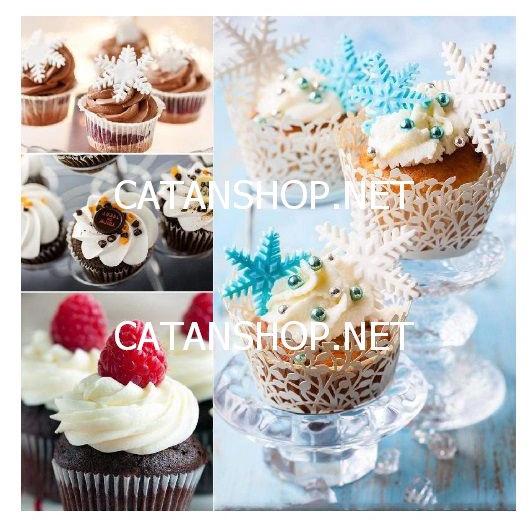 Túi silicon bắt kem trang trí bánh tiện lợi bánh kem sinh nhật, bánh cookie GD516-TuiBK