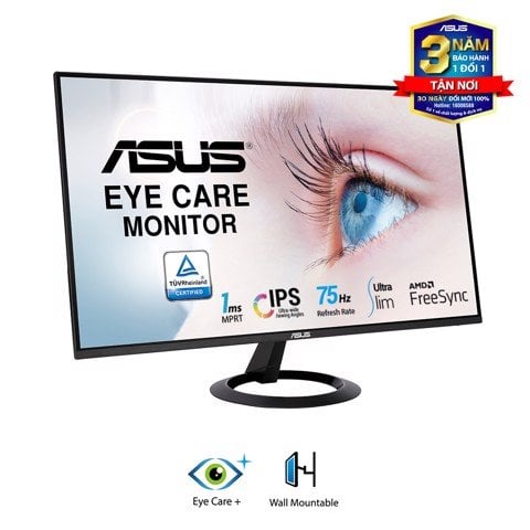 GEARVN - Màn hình ASUS VZ24EHE 24 inch IPS 75Hz viền mỏng