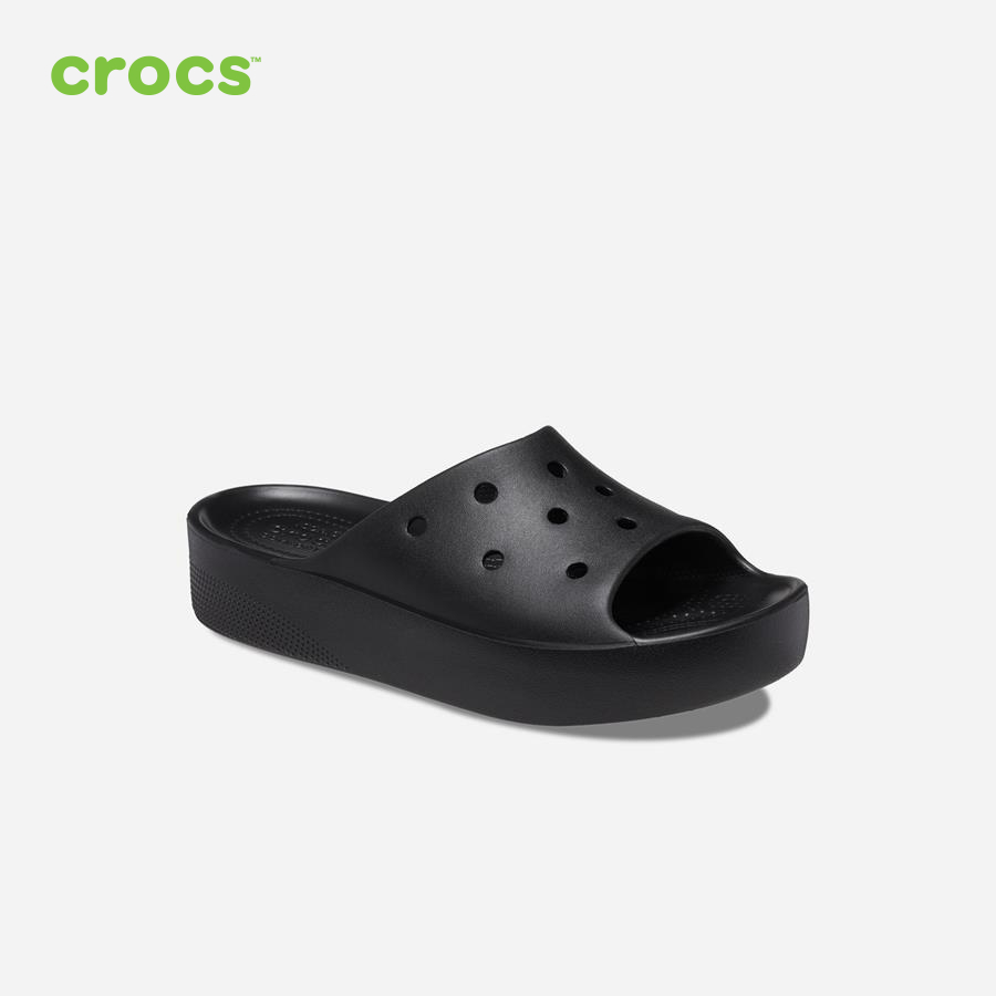 Dép quai ngang nữ Crocs Classic Platform - 208180-001