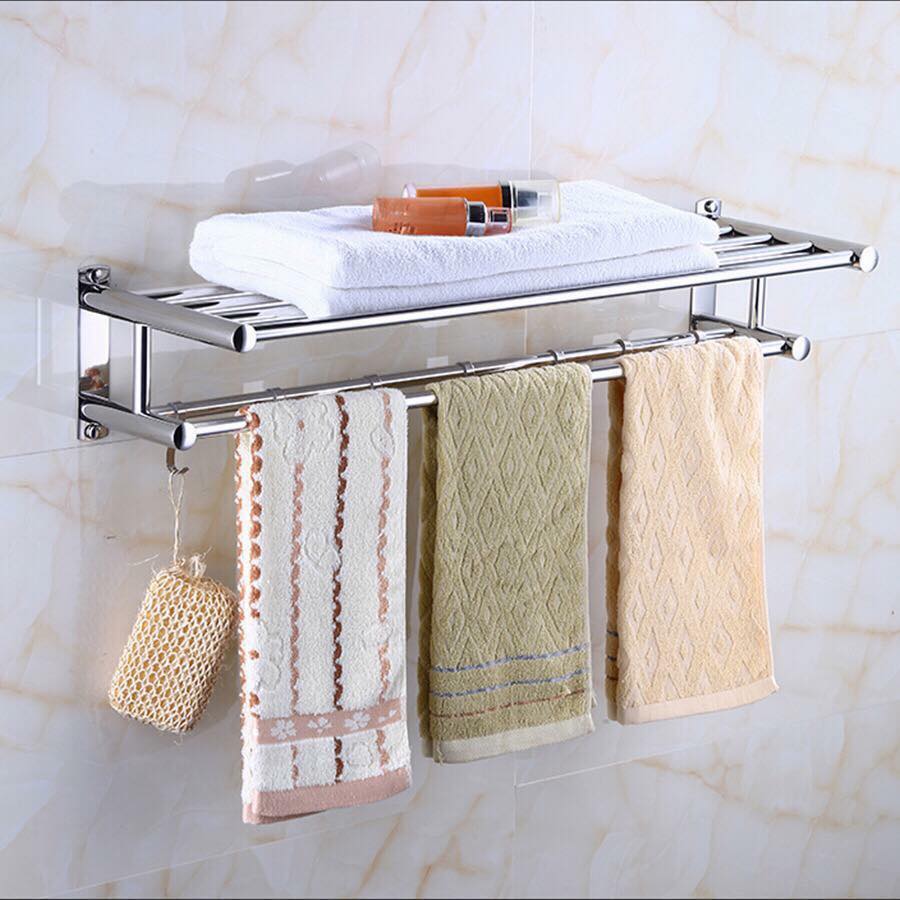 Kệ Treo Khăn Nhà Tắm Inox Tiện Dụng