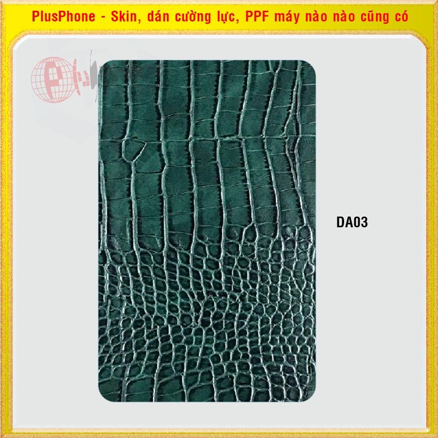 Dán Skin mặt sau dành cho Samsung Tab A8 2022 10.5 inch vân da cá sấu, da báo