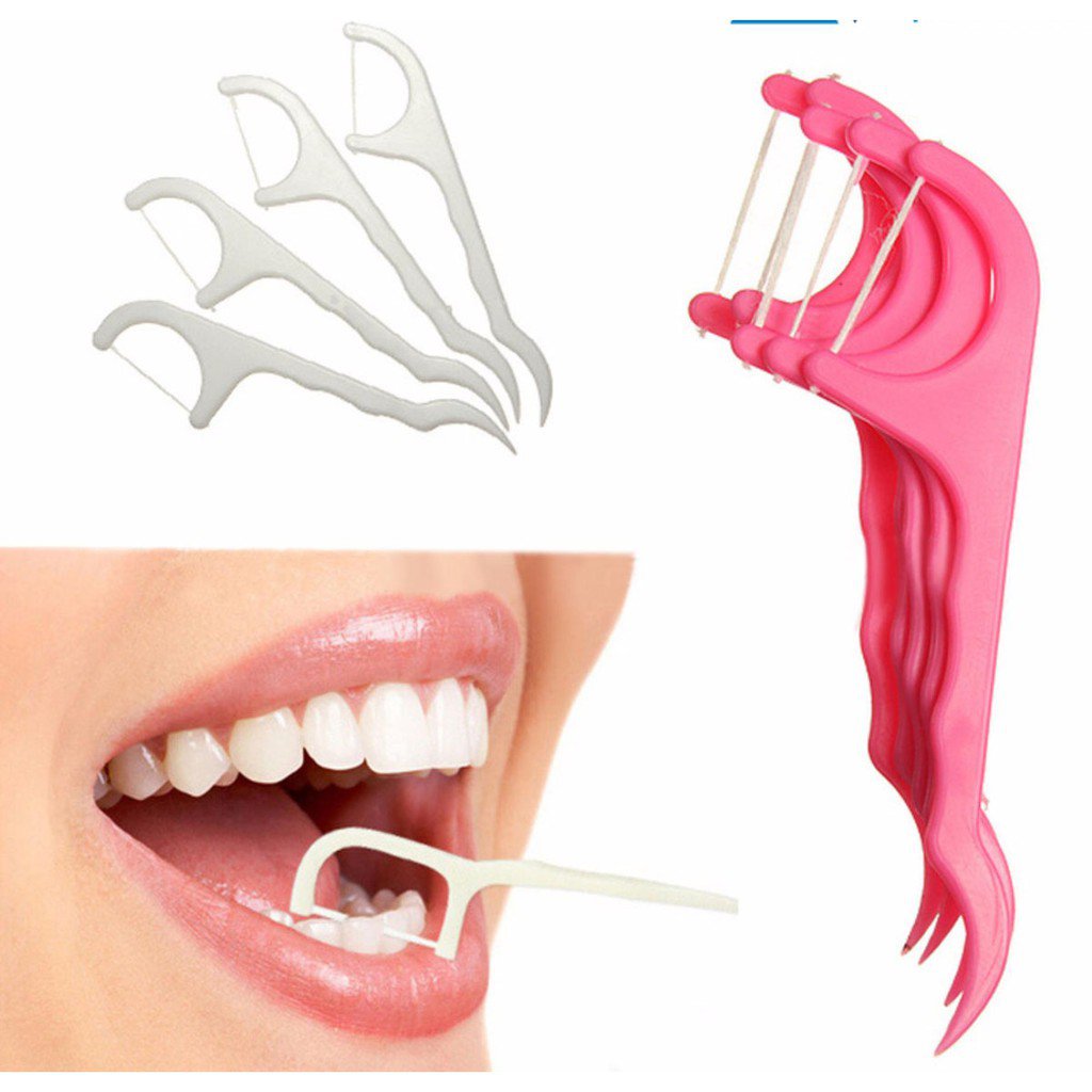 Hộp tăm chỉ nha khoa - tăm chỉ vệ sinh kẽ răng , vệ sinh răng miệng