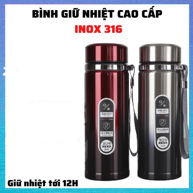 Bình Giữ Nhiệt Inox 304 2 Lớp 800ML