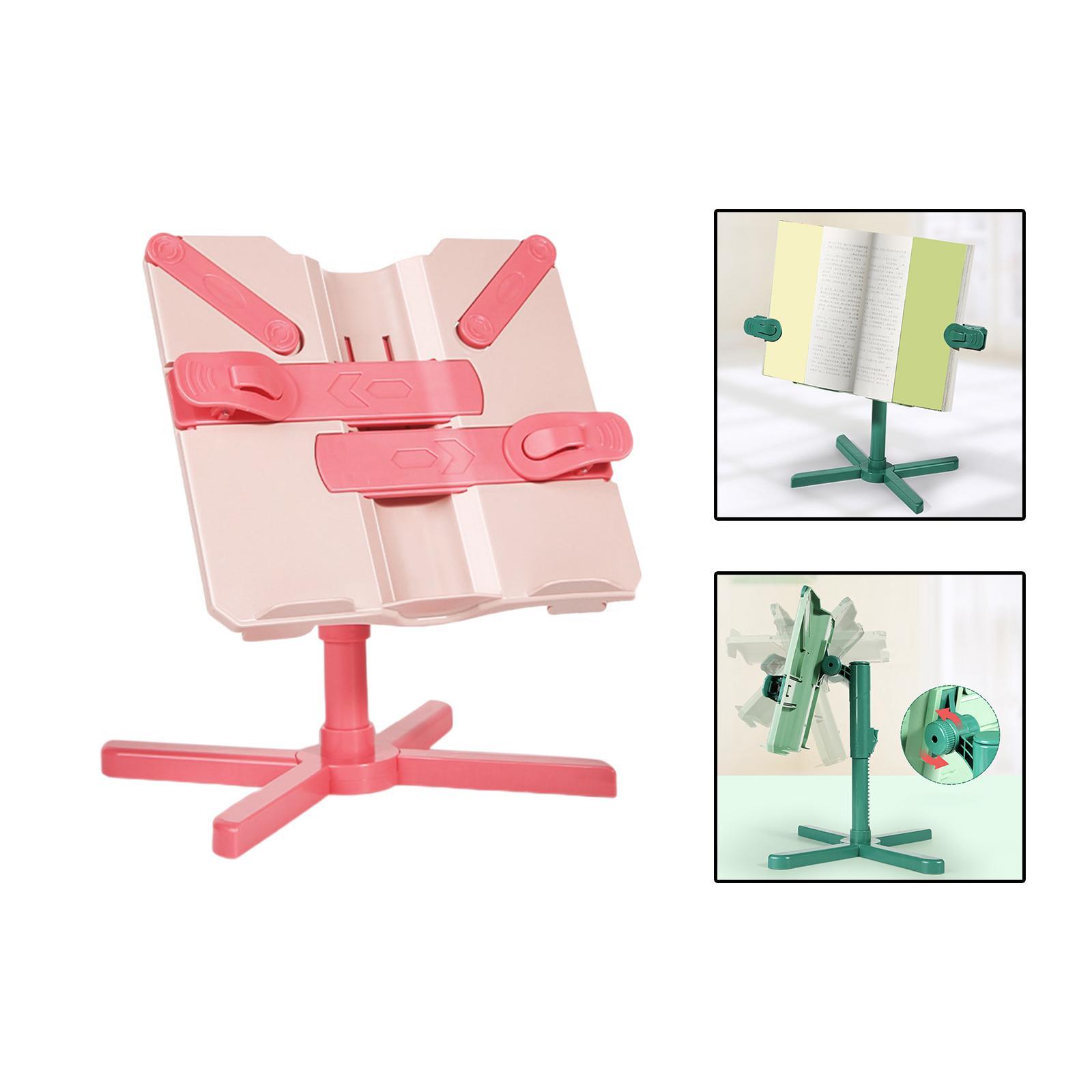 Book Holder Stand Portable Durable Tablet Holder for Kitchen Desktop Bedroom