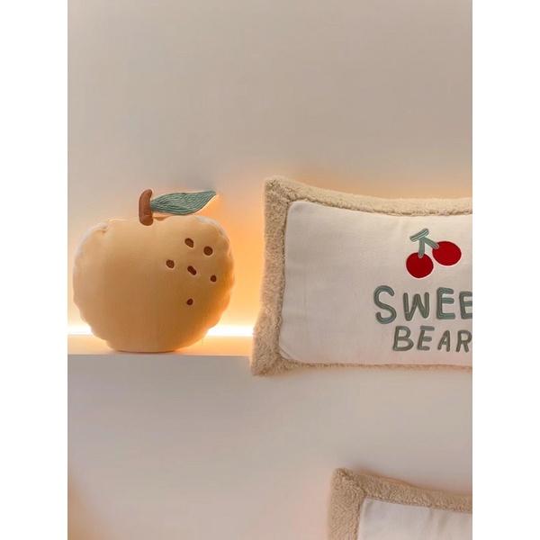 Bộ chăn Ga Gối Nỉ Nhung Gấu Teddy Giáng Sinh Hàng Nhập Khẩu Cao Cấp 5 Món Cherry