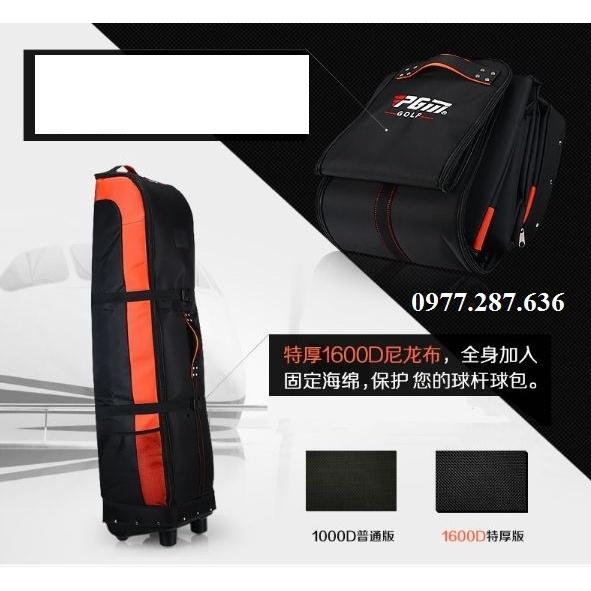 Cover máy bay bảo vệ túi gậy golf túi hàng không PGM chính hãng có bánh xe tiện lợi CM006