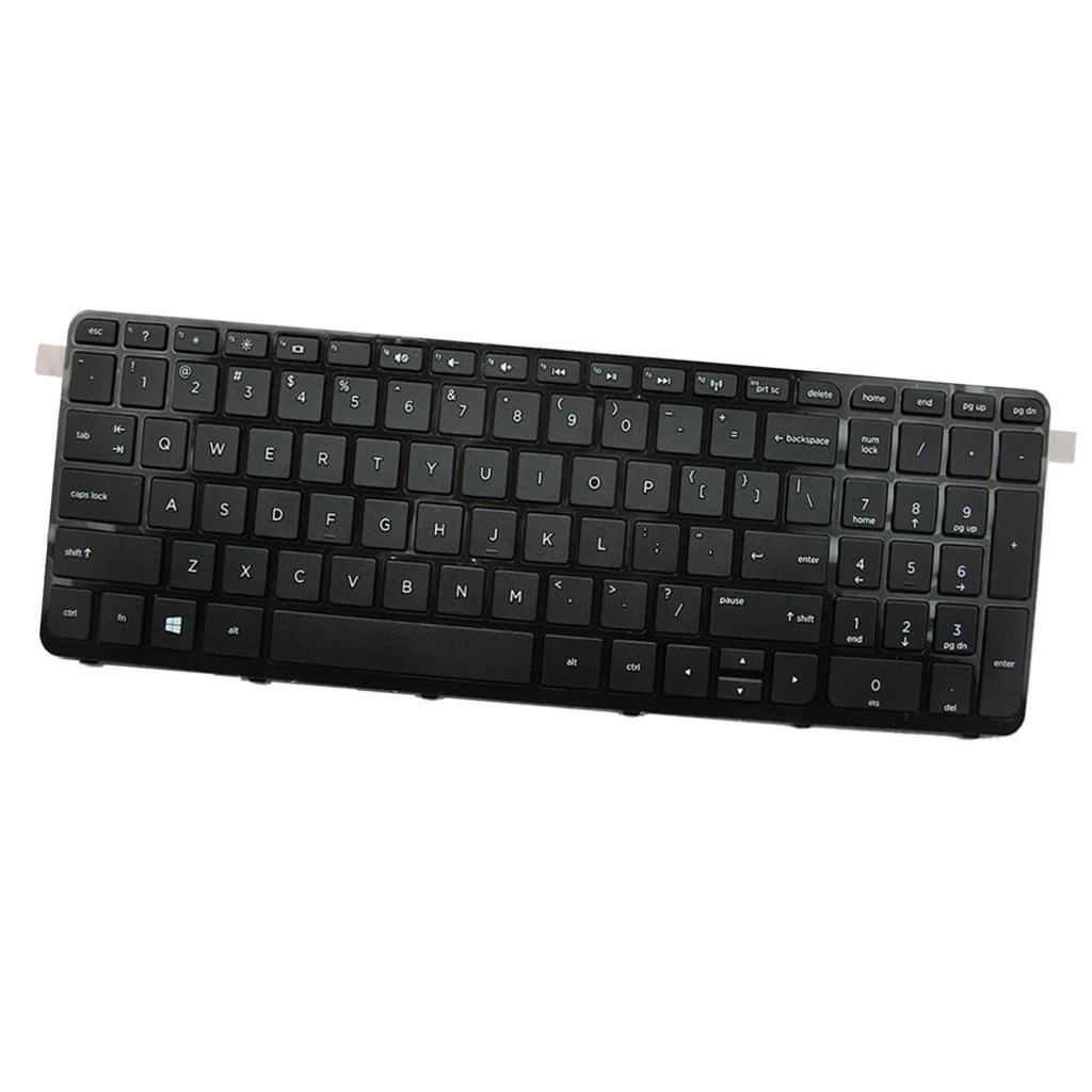 For HP Pavilion 15--n 15-g 15-r Series Laptop Keyboard Black With Frame