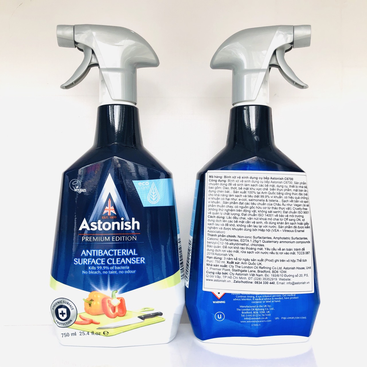 Bình xịt vệ sinh dụng cụ bếp Astonish C6700 750ml