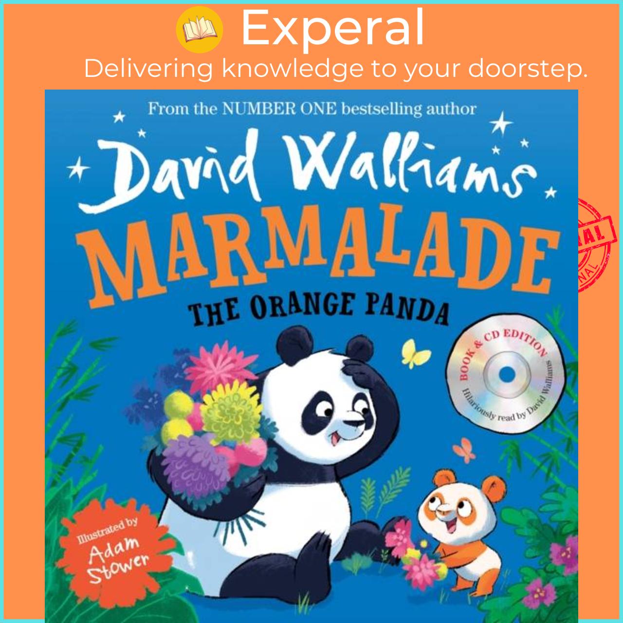 Hình ảnh Sách - Marmalade - The Orange Panda (Book & CD) by Adam Stower (UK edition, paperback)