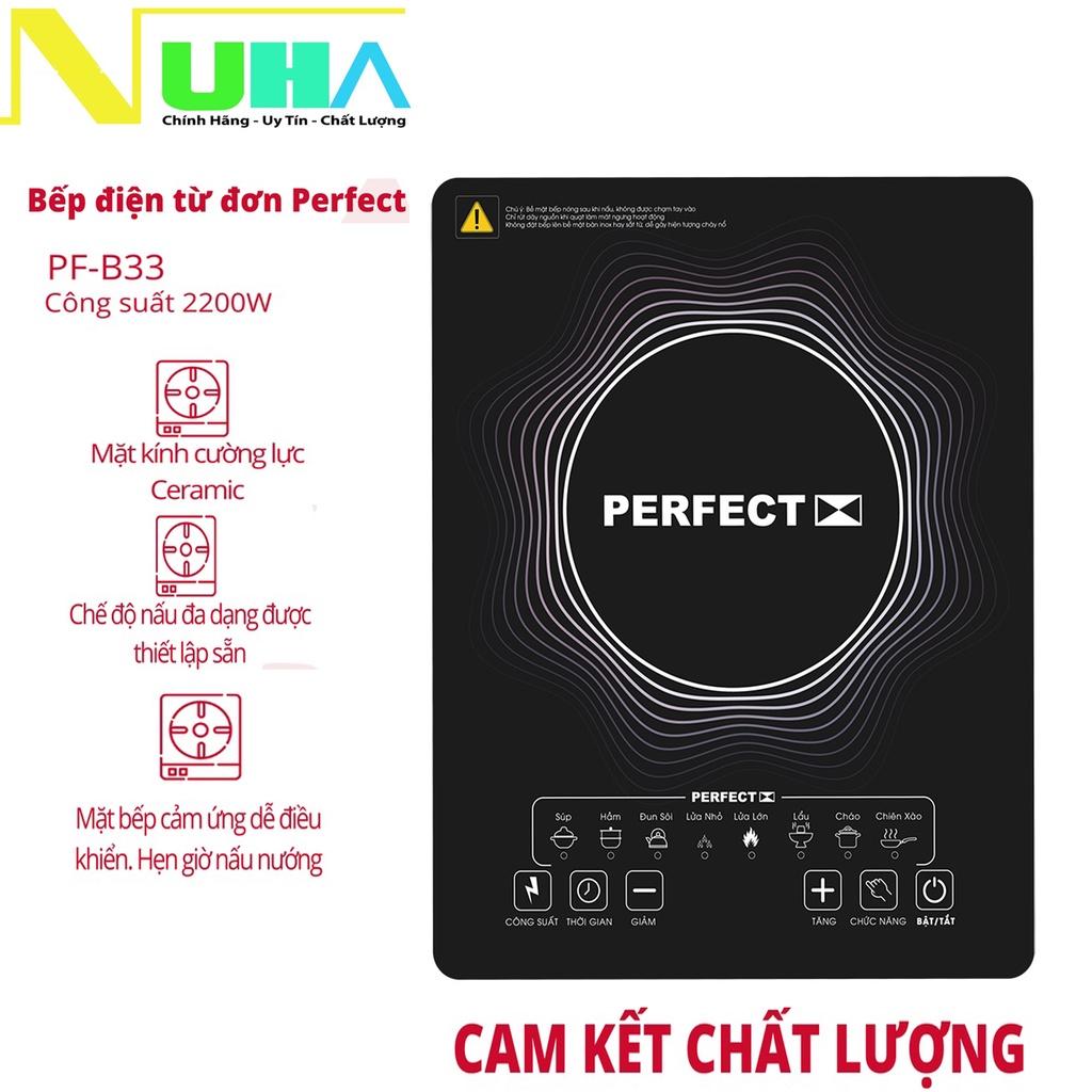 Bếp điện từ đơn Perfect PF-B33 (2200W) - Hàng chính hãng