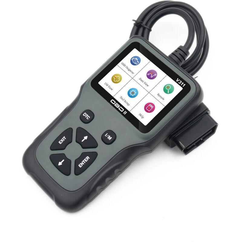 Công cụ chẩn đoán V311 Máy quét OBD2 Vụ lỗi xe phát hiện lỗi OBD Động cơ OBD và Bộ luật hòa tan 156 88 24cm