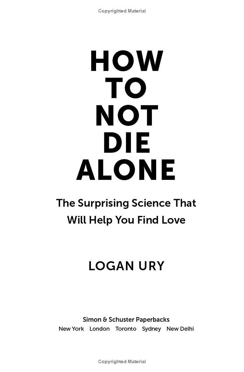 Sách ngoại văn: How To Not Die Alone