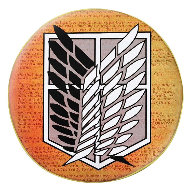 Gối tròn Attack on Titan nâu - GOMA205