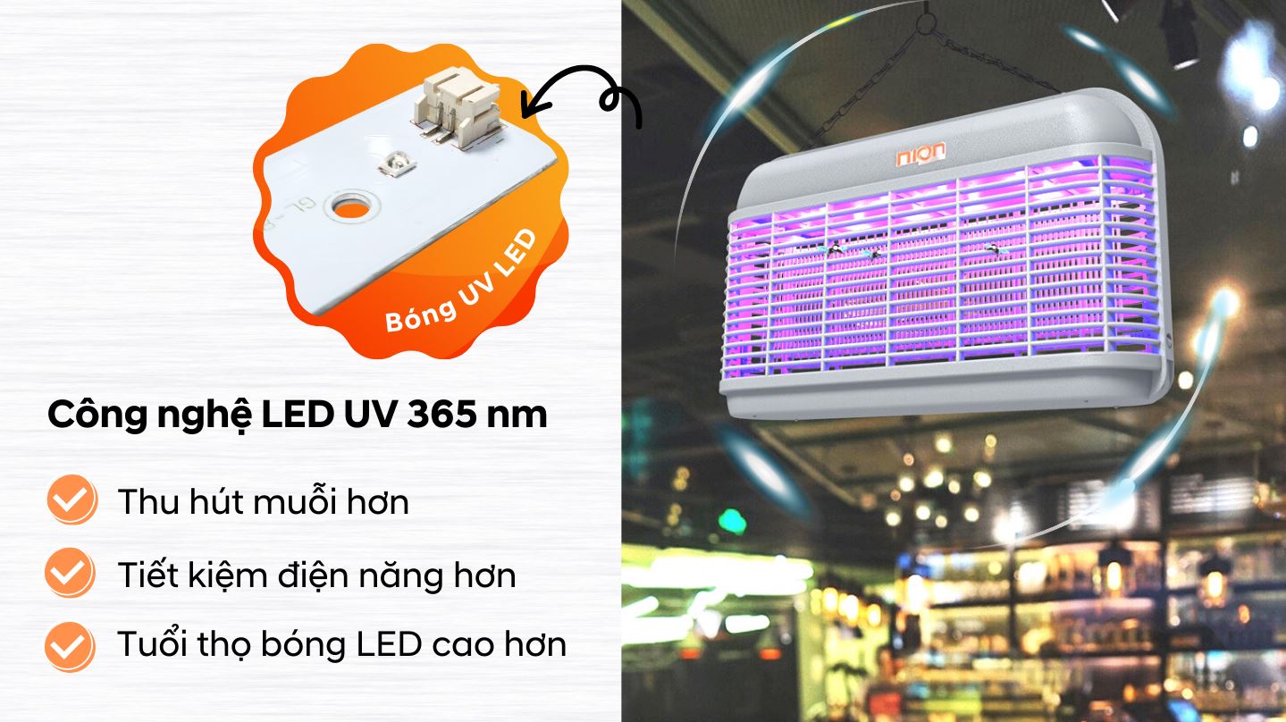 Đèn bắt muỗi Nion CN150 Pro - Hàng chính hãng