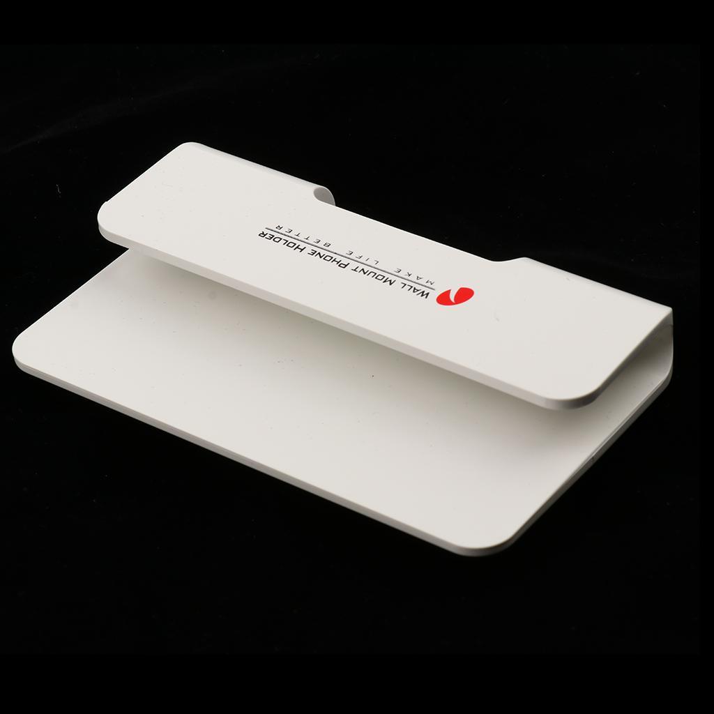 2Pack Wall-Mounted Phone Charging Support Convenience Cell Phone Holder For iPhone 6 7 8 Plus ,iPad,Tablet White