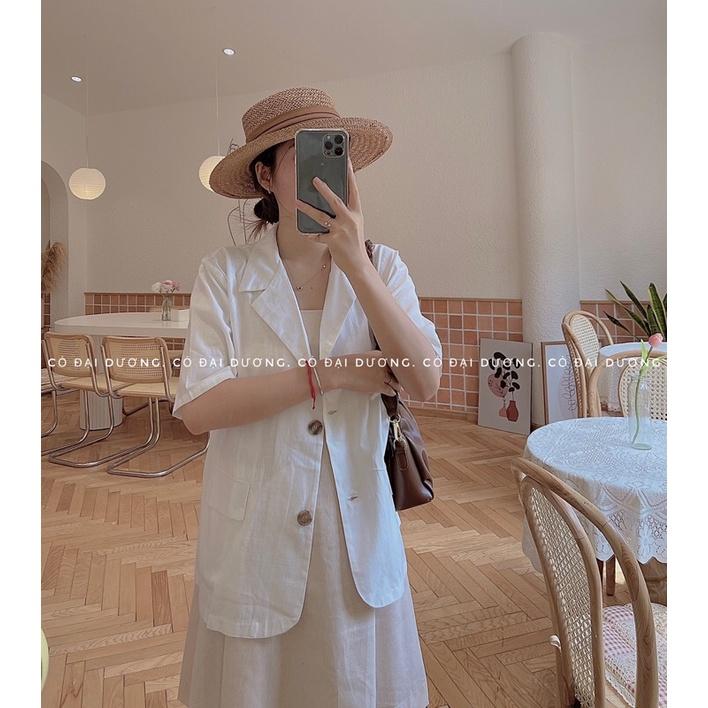 Áo blazer chất đũi