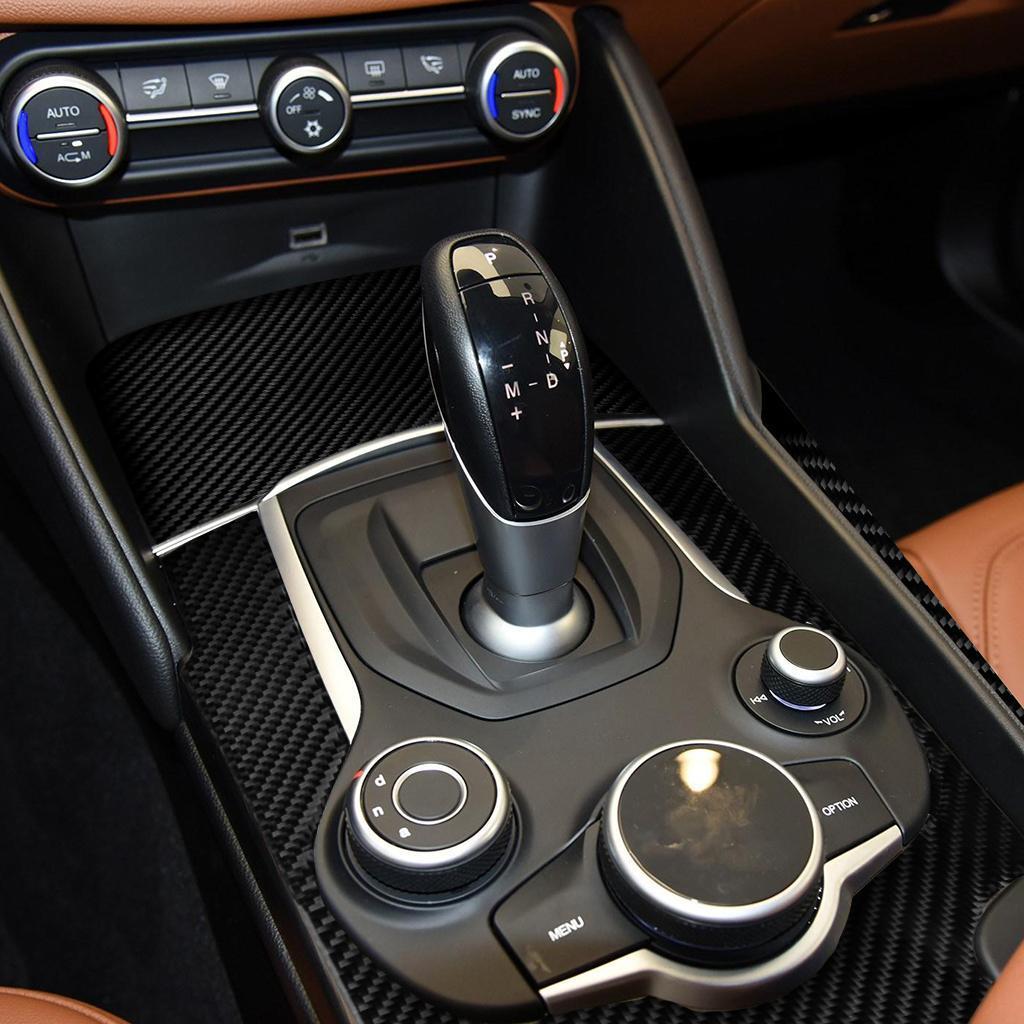 Plastic Auto Interior Decoration 3D Sticker for Alfa Giulia Stelvio