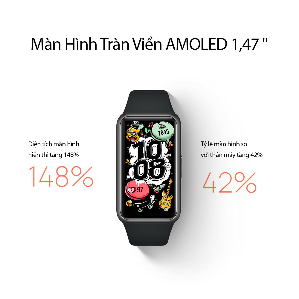 Bộ Sản Phẩm Huawei (Vòng Đeo Tay Thông Minh HUAWEI Band 6 + Tai Nghe Không Dây HUAWEI Freebuds 4i) | Hàng Chính Hãng