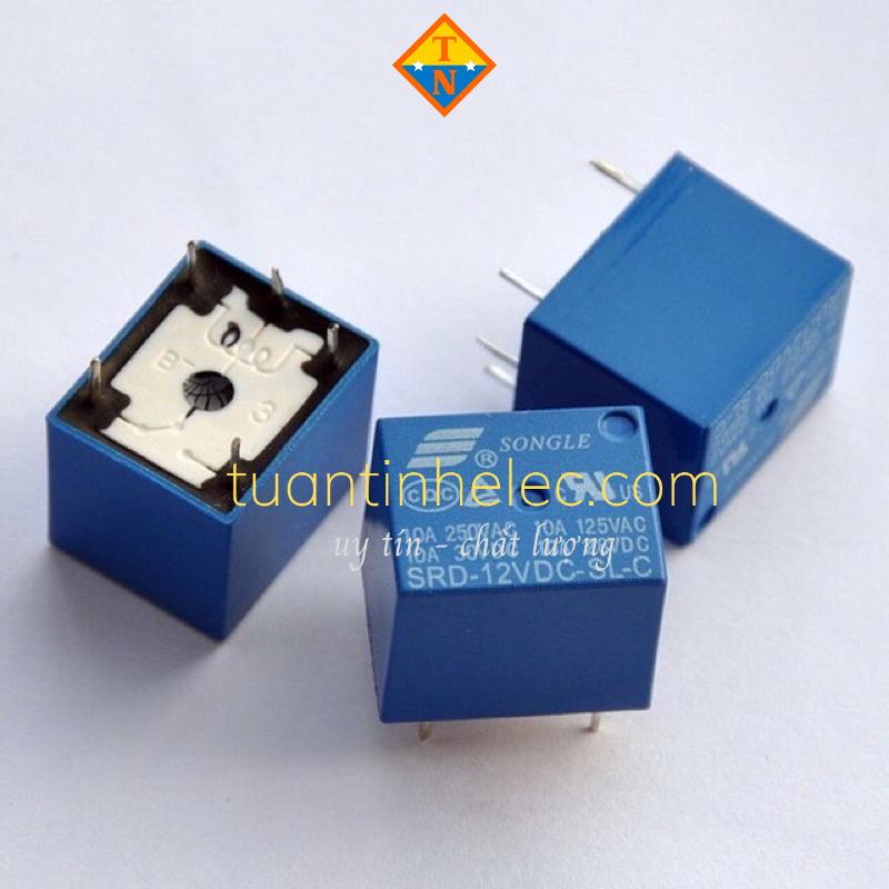 Relay 5 chân 12Vdc - Rơ le # linh kiện điện tử