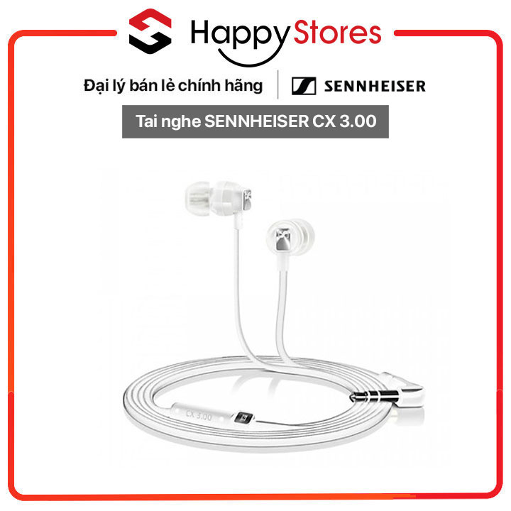 Tai nghe SENNHEISER CX 3.00 - HÀNG CHÍNH HÃNG