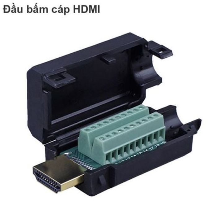 Đầu bấm HDMI 1.4 và 2.0, vỏ ốp kim loại HD-LINK. HÀNG CHÍNH HÃNG